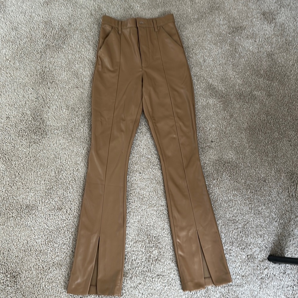 Abercrombie & Fitch faux leather pant